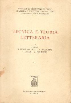 Tecnica e teoria letteraria, AA. VV.